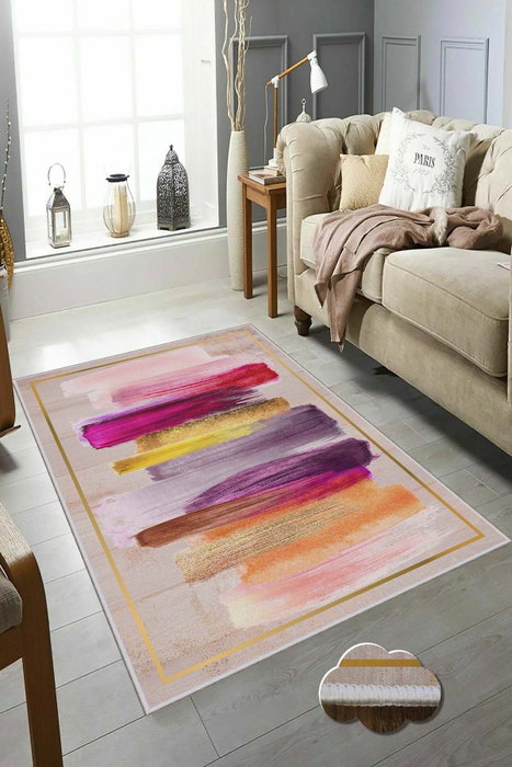Conceptum Alfombra Multicolor 120 x 180 cm con Diseño 3D
